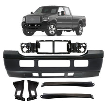 Load image into Gallery viewer, 2005-2007 Ford F-250 F-350 Super Duty Front Bumper Steel &amp; Brackets Kit | OEM Fit