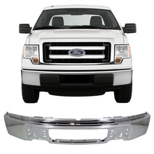 Load image into Gallery viewer, 2009-2014 Ford F-150 Front Bumper Chrome Steel | OEM Fit