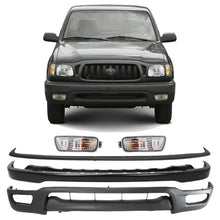 Load image into Gallery viewer, 2001-2004 Toyota Tacoma Front Bumper Primed Steel &amp; Turn Signal Lights Kit | OEM Fit