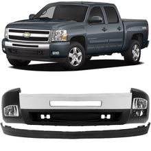Load image into Gallery viewer, 2007-2013 Chevrolet Silverado 1500 Front Chrome Bumper Face Bar Kit | OEM Fit