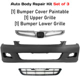 2006-2007 Honda Accord Sedan Front Bumper Cover Kit | OEM Fit