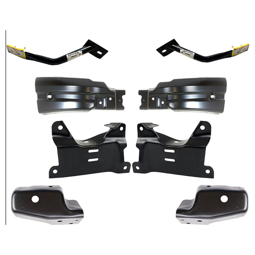 2007-2010 Chevrolet Silverado 2500HD 3500HD Front Bumper Brackets Kit | OEM Fit