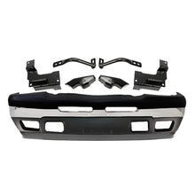 Load image into Gallery viewer, 10-Pcs Kit for 2003–2007 Chevrolet Silverado 1500 &amp; 2500 HD – Front Bumper &amp; Brackets Chrome Finish, OEM Fit