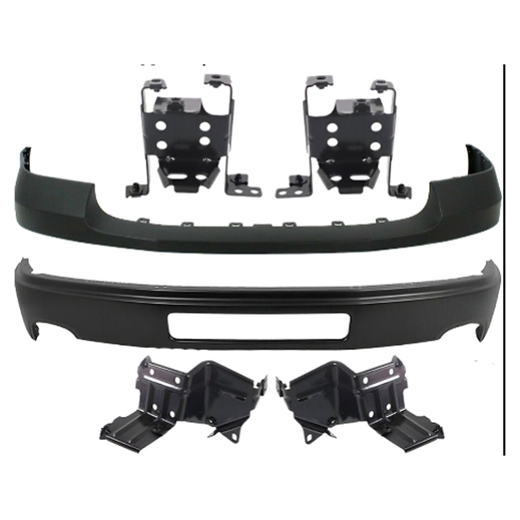 2011-2014 GMC Sierra 2500HD 3500HD Front Bumper Cover & Brackets Kit | OEM Fit