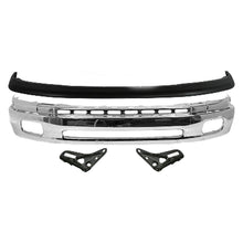 Load image into Gallery viewer, 2000-2002 Toyota Tundra Front Bumper Chrome &amp; Bumper Upper Cover &amp; Brackets Kit | OEM Fit