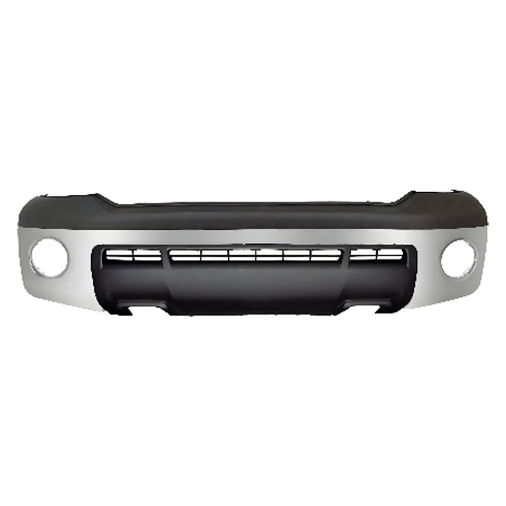 2010-2013 Toyota Tundra Front Bumper Chrome Steel & Valance Textured Kit | OEM Fit