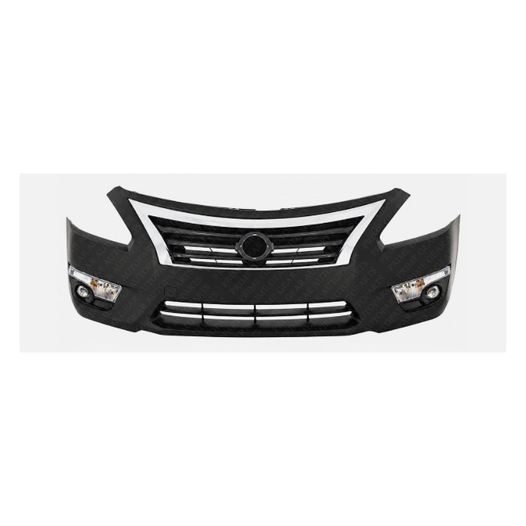 2013-2015 Nissan Altima Front Bumper Cover Primed & Fog Lights Assembly Kit | OEM Fit