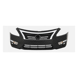 2013-2015 Nissan Altima Front Bumper Cover Primed & Fog Lights Assembly Kit | OEM Fit