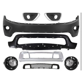 2014-2016 Jeep Grand Cherokee Front Bumper Cover & Grille Assembly Kit | OEM Fit