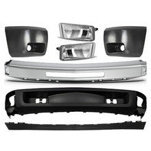 Load image into Gallery viewer, 2007-2013 Chevrolet Silverado 1500 Front Chrome Bumper Face Bar Kit | OEM Fit