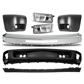 2007-2013 Chevrolet Silverado 1500 Front Chrome Bumper Face Bar Kit | OEM Fit
