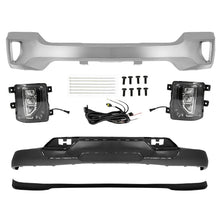 Load image into Gallery viewer, 2016-2018 Chevrolet Silverado 1500 Front Bumper Chrome &amp; Fog Lights Kit | OEM Fit