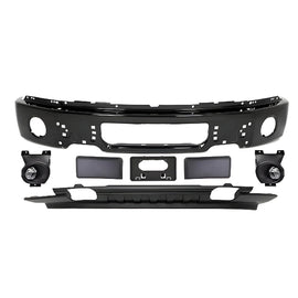 2009-2014 Ford F-150 Front Bumper Paintable Steel & Fog Lights Assembly Kit | OEM Fit
