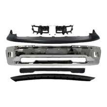 Load image into Gallery viewer, 2009-2010 Dodge Ram 1500 &amp; 2011-2012 Ram 1500 Front Bumper Chrome &amp; Bumper Brackets Kit  | OEM Fit