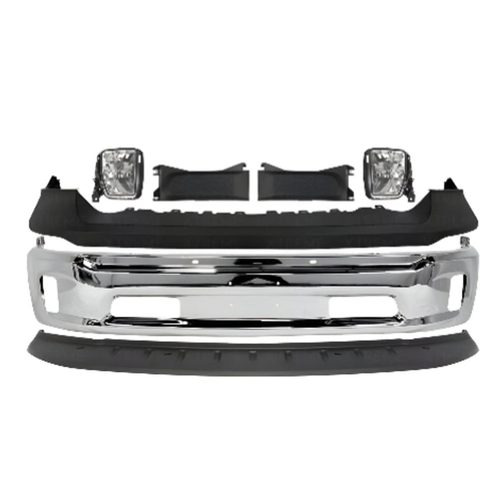 2013-2018 Ram 1500 & 2019-2022 Ram 1500 Classic Front Bumper Chrome Kit | OEM Fit