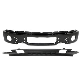2009-2014 Ford F-150 Front Bumper Primed Steel & Lower Valance Textured Kit | OEM Fit