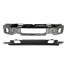 Load image into Gallery viewer, 2009-2014 Ford F-150 Front Bumper Face Bar Chrome Steel &amp; Valance Textured Black Kit | OEM Fit