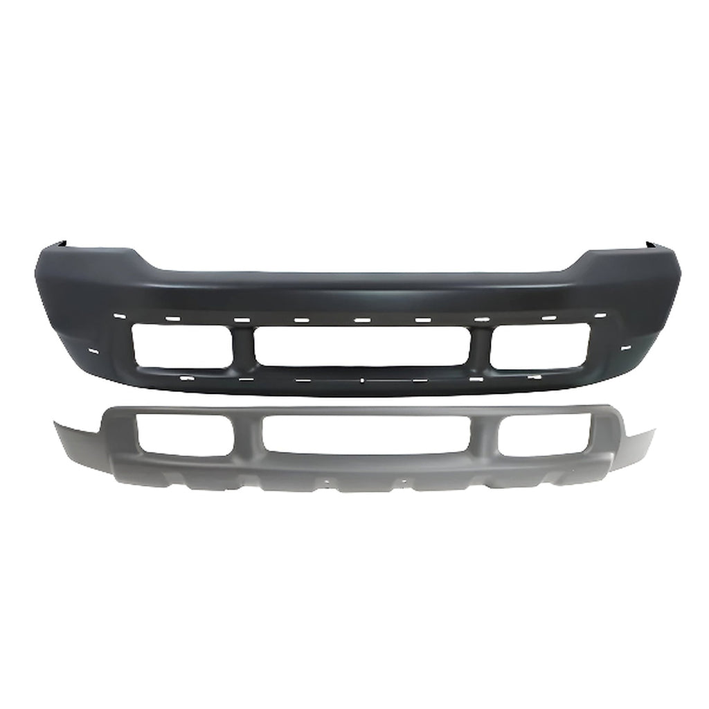 Kit Replacement 1999–2004 Ford F-250 Super Duty & F-350 Front Bumper & Valance Kit, Primed/Textured, OEM Fit