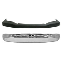 Load image into Gallery viewer, 2003-2023 Chevrolet Express / GMC Savana 1500 2500 3500 4500 Front Bumper Chrome &amp; Upper Cover | OEM Fit