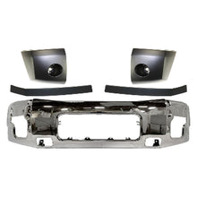 Load image into Gallery viewer, 2004-2007 Nissan Titan Front Bumper Chrome &amp; Bumper End Caps Kit  | OEM Fit