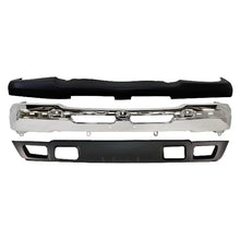 Load image into Gallery viewer, 3-Pcs Kit for 2003–2007 Chevrolet Silverado 1500 &amp; 2500 HD – Front Bumper &amp; Bumper Cover Kit, Chrome &amp; Primed Finish, OEM Fit, Includes Bumper Upper Cover, Bumper Face Bar &amp; Lower Valance