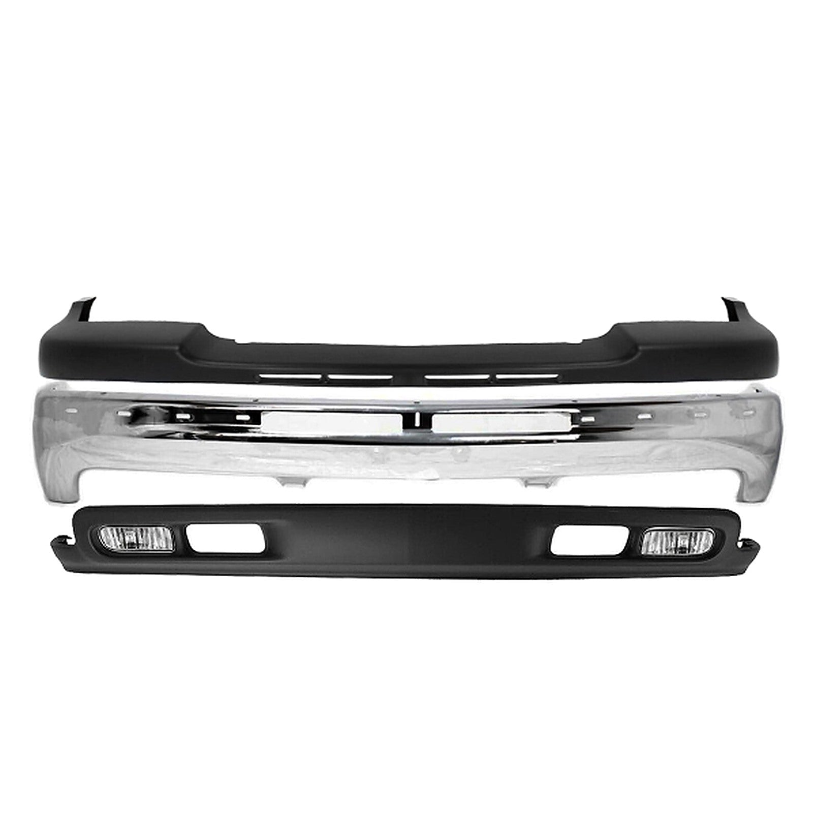 2001-2002 Chevrolet Silverado 2500 HD 3500 Bumper Kit with Fog Lights | OEM Fit