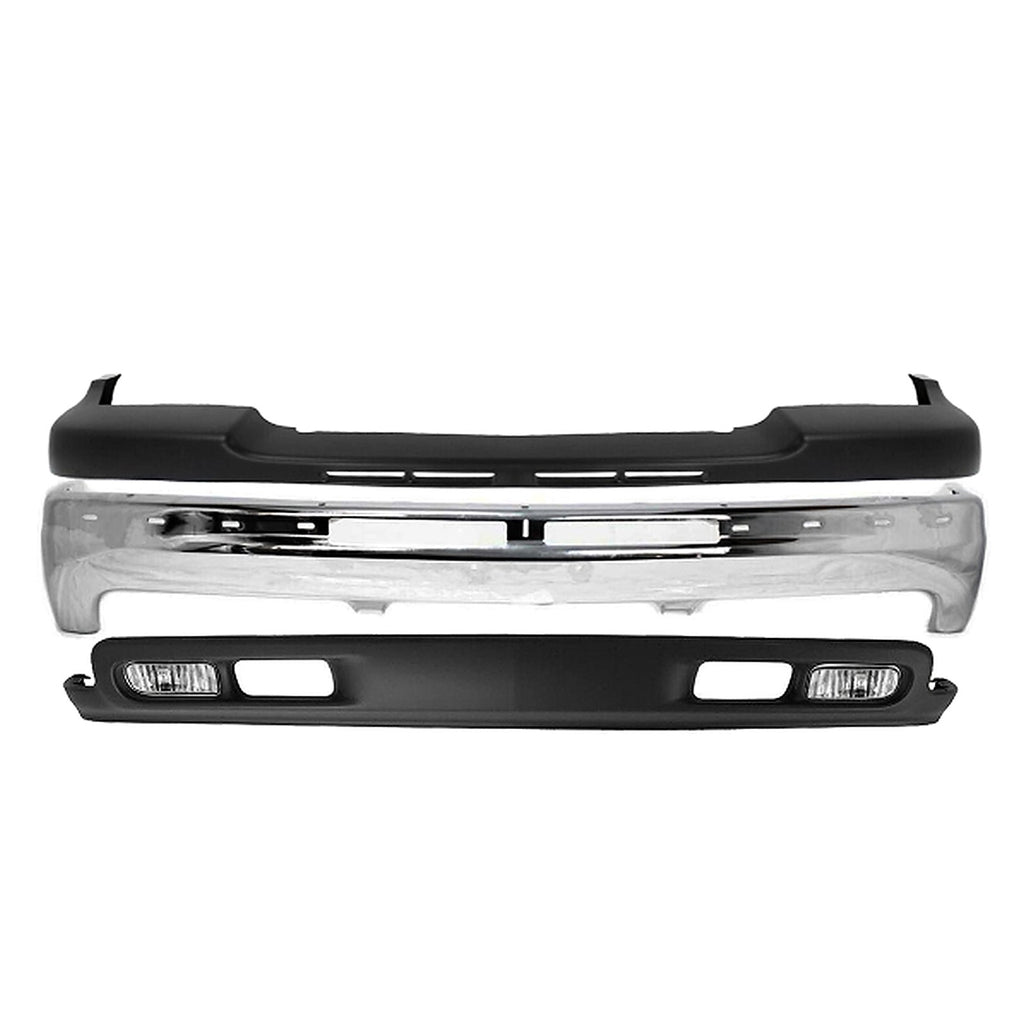 2001-2002 Chevrolet Silverado 2500 HD 3500 Bumper Kit with Fog Lights | OEM Fit