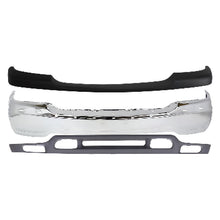 Load image into Gallery viewer, 1999-2002 GMC Sierra / 2000-2006 Yukon Front Bumper Chrome &amp; Lower Valance Textured Kit | OEM Fit