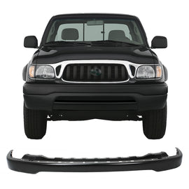 Front Bumper Black Steel 2001–2004 Toyota Tacoma | OEM Fit