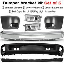 Load image into Gallery viewer, 2007-2013 Chevrolet Silverado 1500 Front Chrome Bumper Face Bar Kit | OEM Fit