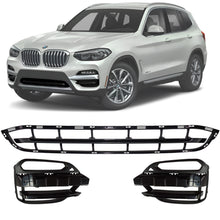 Load image into Gallery viewer, 2018-2021 BMW X3 30i Front Bumper Grille Trim Assembly Kit | OEM Fit
