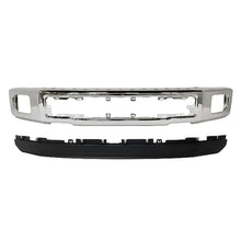 Load image into Gallery viewer, Kit Replacement 2015–2017 Ford F-150 – 2-Piece Kit Front Bumper Chrome &amp; Lower Valance Textured, OEM Fit, Includes Bumper Face Bar &amp; Lower Valance