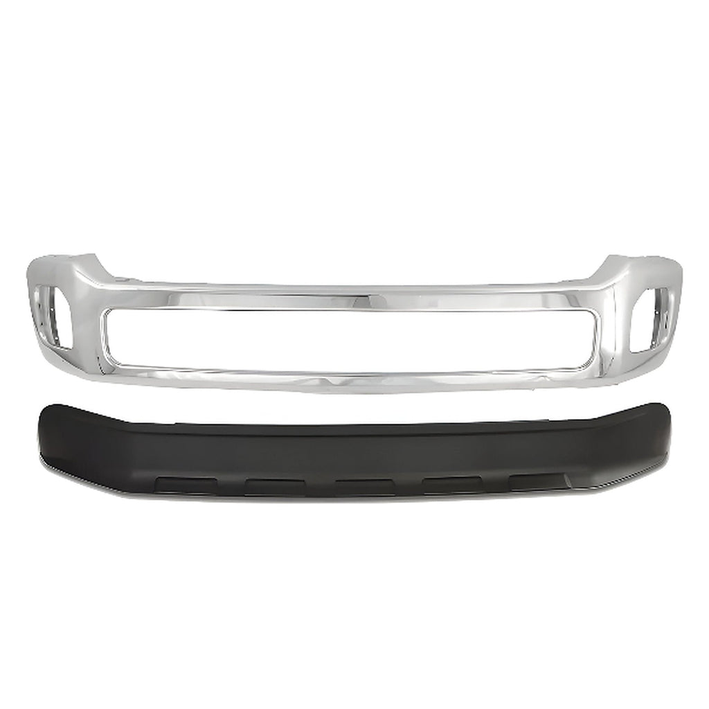 2011-2016 Ford F-250 Super Duty and 350 Front Bumper Chrome & Valance Textured Kit  | OEM Fit