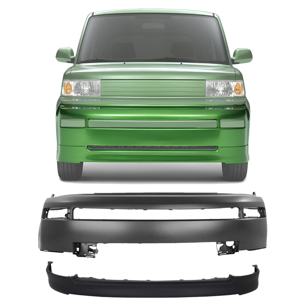 2004-2006 Scion xB Base Model Front Bumper Cover & Lower Valance Kit | OEM Fit