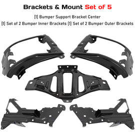 2016-2018 Chevrolet Silverado 1500 Front Bumper Support & Mount Bracket Set | OEM Fit