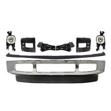 Load image into Gallery viewer, 2008-2010 Ford F-250 Super Duty &amp; F-350 Super Duty Front Bumper Chrome &amp; Bumper Brackets Kit | OEM Fit