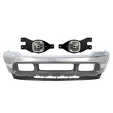 Kit Replacement 1999–2004 Ford F-250 Super Duty & F-350 Front Bumper & Fog Lights Kit, Chrome Finish, OEM Fit
