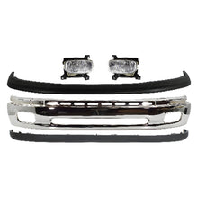 Load image into Gallery viewer, 2000-2006 Toyota Tundra Front Bumper Chrome Steel &amp; Fog Lights Assembly Kit | OEM Fit