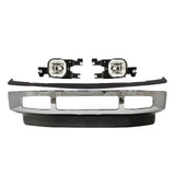 2008-2010 Ford F-250 Super Duty & F-350 Super Duty Front Bumper Chrome & Fog Lights Kit | OEM Fit