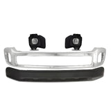 2011-2016 Ford F-250 Super Duty and 350 Front Bumper Chrome & Fog Lights Kit  | OEM Fit
