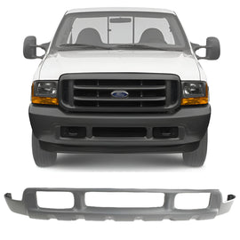 Front Upper Bumper Valance Panel Textured For 1999-2004 Ford F-250 Super Duty Excursion | OEM Fit