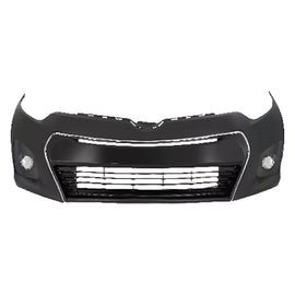 2014-2016 Toyota Corolla Front Bumper Cover Paintable & Fog Lights Assembly | OEM Fit