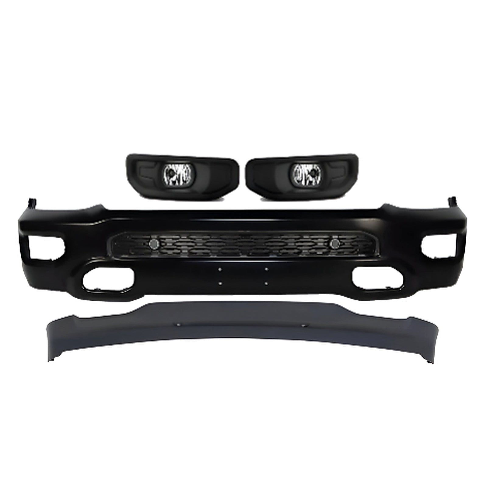 2019-2024 Ram 1500 Front Bumper Face Bar Primed & Fog Lights Assembly Kit | OEM Fit