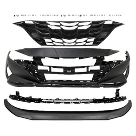 2021-2023 Hyundai Elantra Sedan Front Bumper Cover Kit & Grille Assembly | OEM Fit