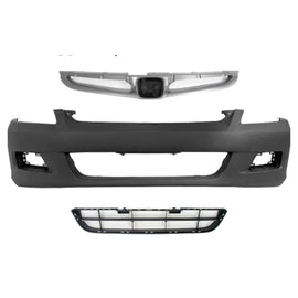 2006-2007 Honda Accord Sedan Front Bumper Cover Kit | OEM Fit