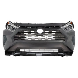 2019-2021 Toyota RAV4 Front Bumper Cover Primed & Headlight Assembly Kit | OEM Fit