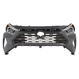 2019-2021 Toyota RAV4 Front Bumper Cover Fascia Primed & Grille Assembly Kit | OEM Fit