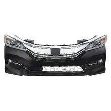 Load image into Gallery viewer, 2016-2017 Honda Accord Front Bumper Cover Paintable &amp; Headlight Assembly  | OEM Fit
