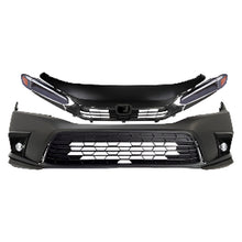 Load image into Gallery viewer, 2022-2023 Honda Civic Front Bumper Cover Primed &amp; Headlight Assembly Kit | OEM Fit