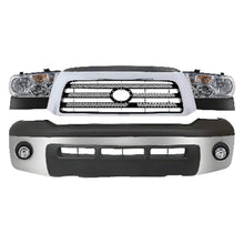 Load image into Gallery viewer, 2007-2009 Toyota Tundra Front Bumper Chrome Steel &amp; Headlight Assembly Kit | OEM Fit